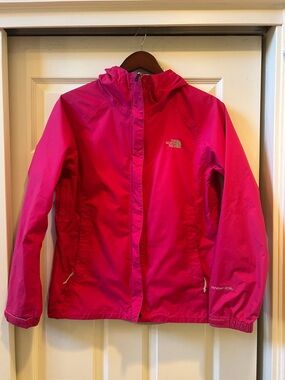 The North Face Hot Pink Hooded Shell Jacket